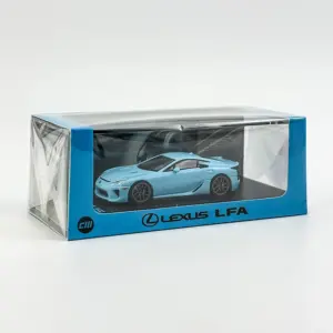 Lexus LFA Diecast Model 1/64 Scale Light Blue 11 S005e9cf772a044d5a9df2f847ef9abbc6