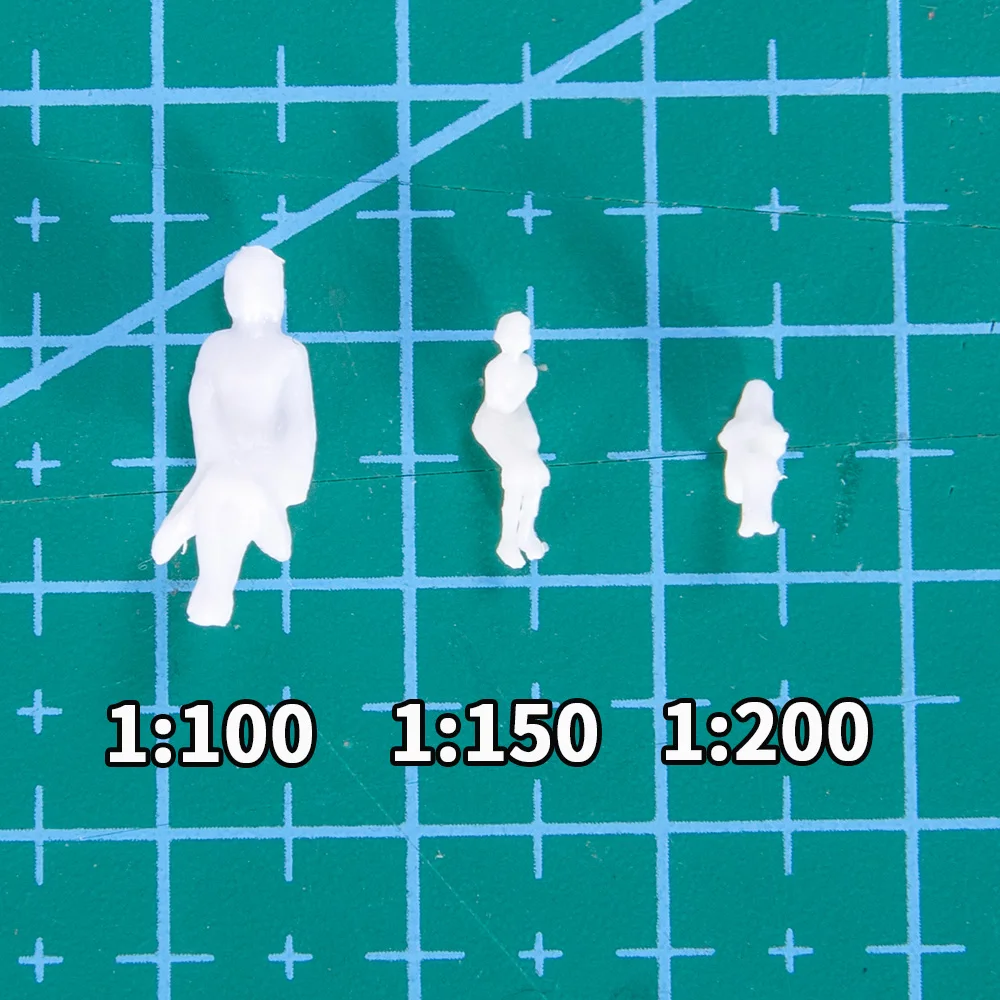 Micro People Model Sitting Figure Set 100 Pieces 3 Micro People Model Sitting Figure Set 100 Pieces - Image 3