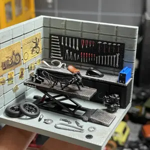 Miniature Welding Machine 1/64 Scale Model 8 S0154b1c5306d44bf8463311d670fc5195