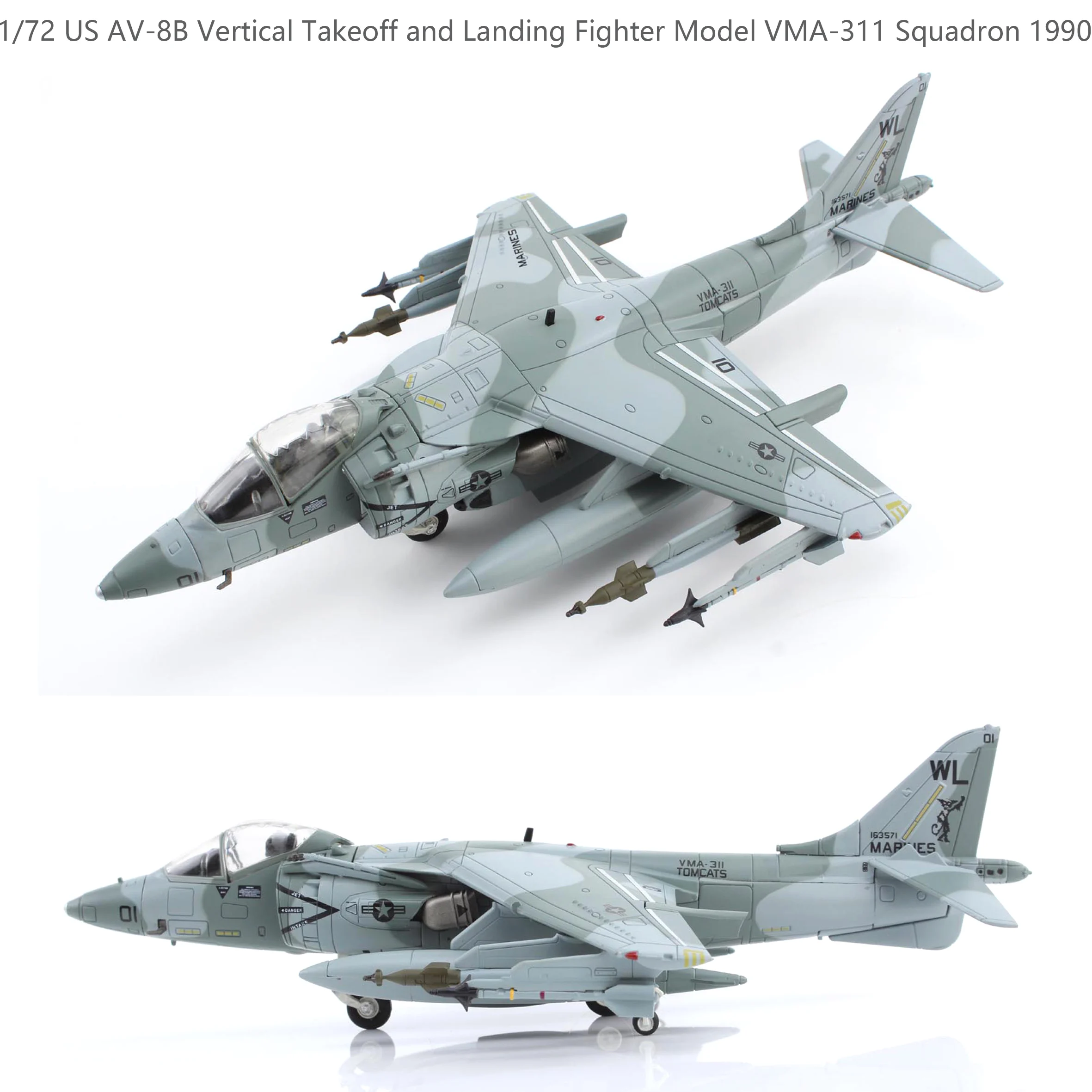 1/72 Scale AV-8B Harrier II Model Aircraft 2 1/72 Scale AV-8B Harrier II Model Aircraft - Image 2