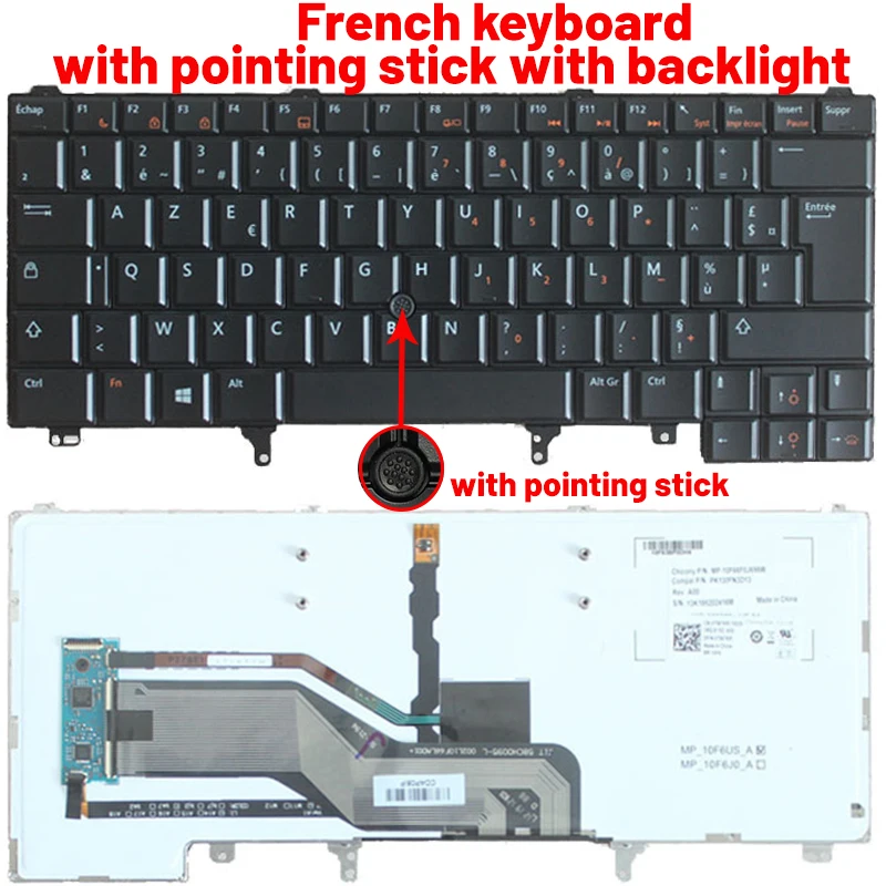 Dell Latitude Replacement Keyboard Black 3 Dell Latitude Replacement Keyboard Black - Image 3