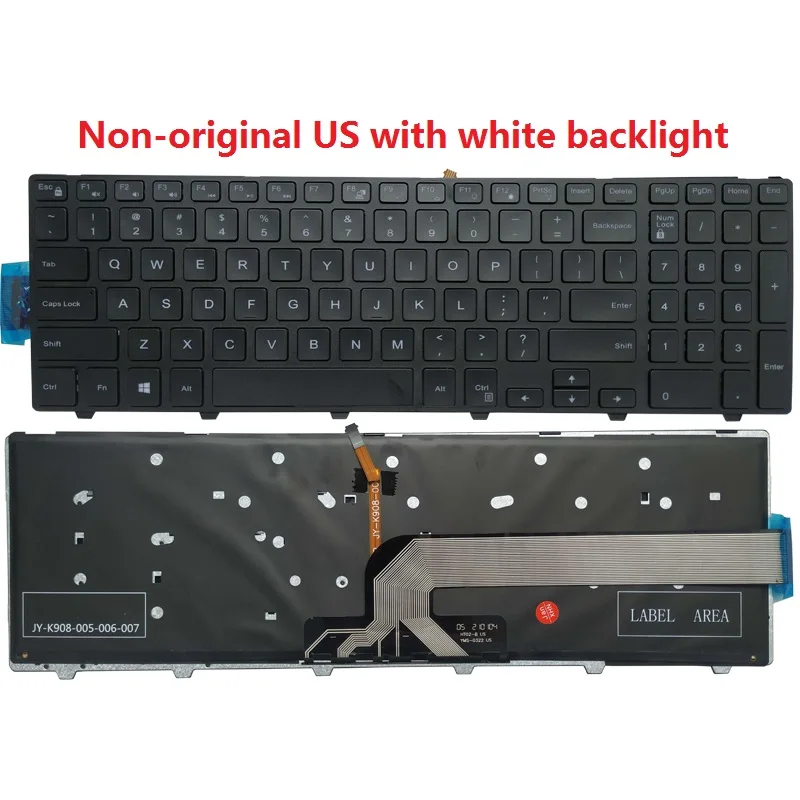 Dell Compatible Backlit Laptop Keyboard 5 Dell Compatible Backlit Laptop Keyboard - Image 5