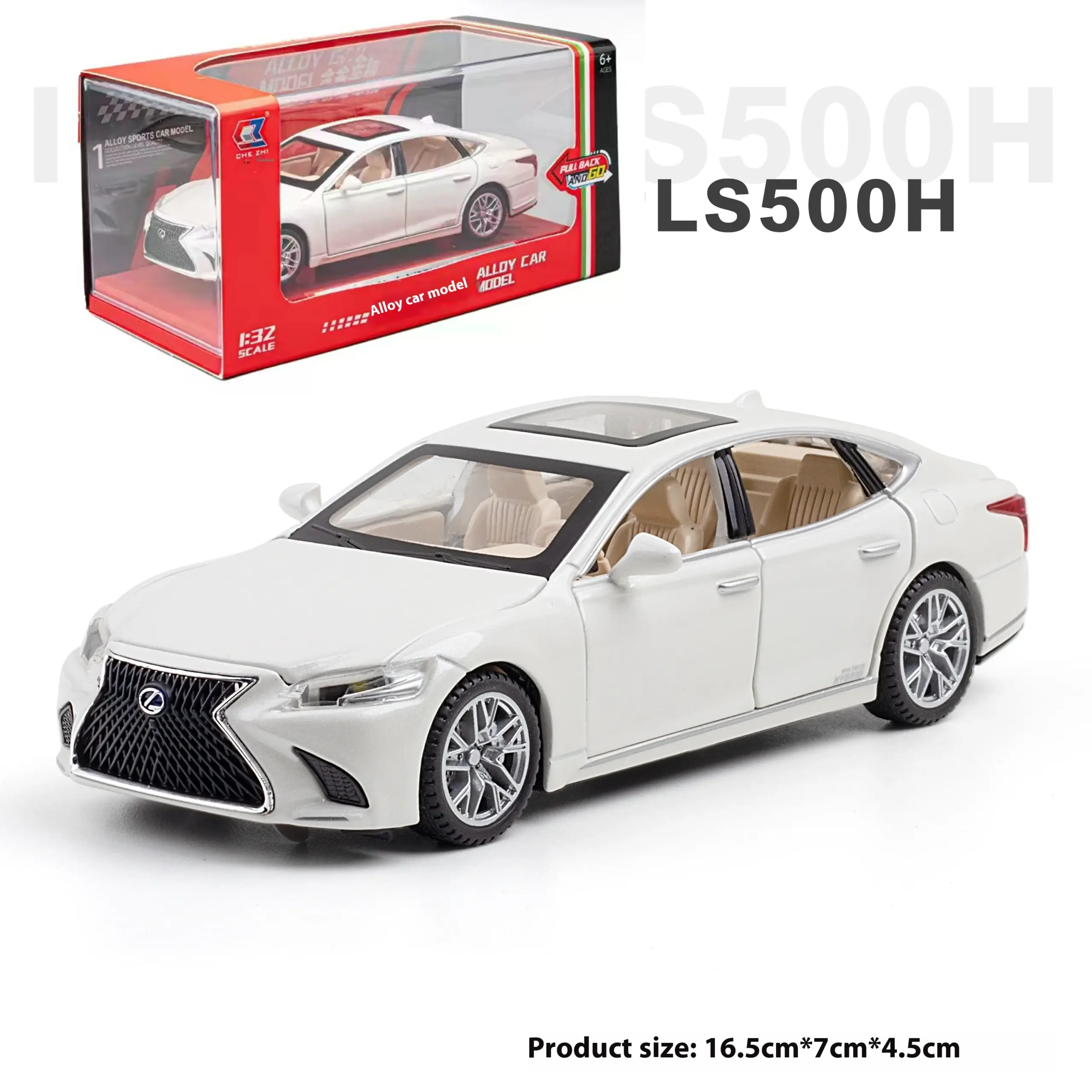 1:32 Scale Alloy Die-Cast LS500 Car Model 8 1:32 Scale Alloy Die-Cast LS500 Car Model - Image 8