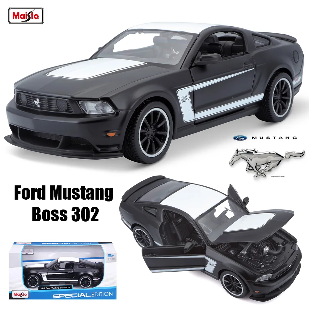Maisto 1:24 Ford Mustang Boss 302 Diecast Model 7 Maisto 1:24 Ford Mustang Boss 302 Diecast Model - Image 7