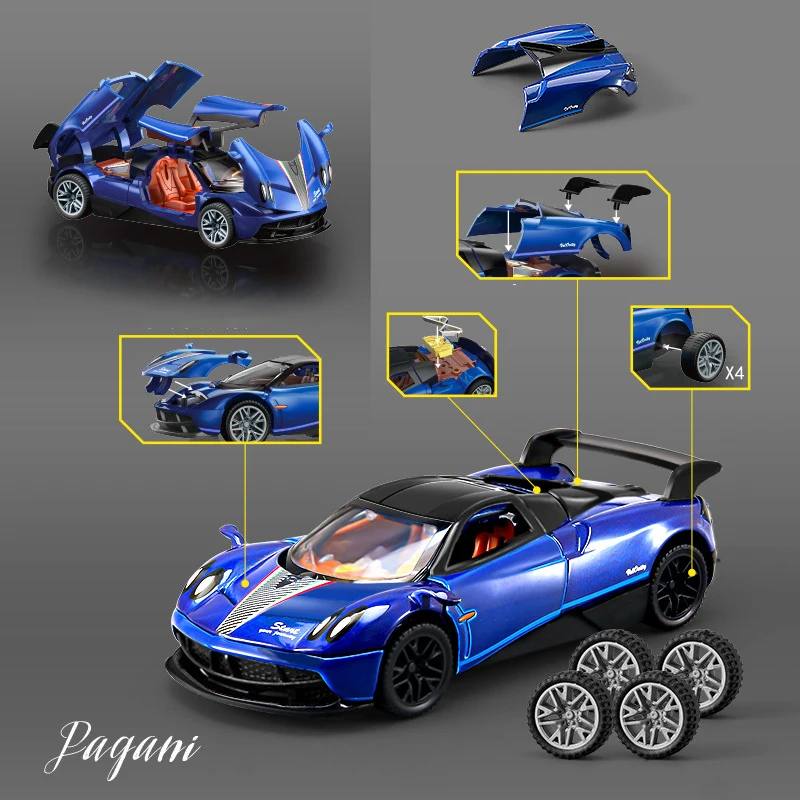 Pagani Zonda R 1:43 Diecast Model Car 4 Pagani Zonda R 1:43 Diecast Model Car - Image 4