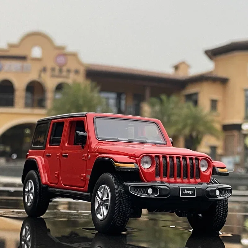 Jeep Wrangler Rubicon 1:32 Diecast Model Car 8 Jeep Wrangler Rubicon 1:32 Diecast Model Car - Image 8