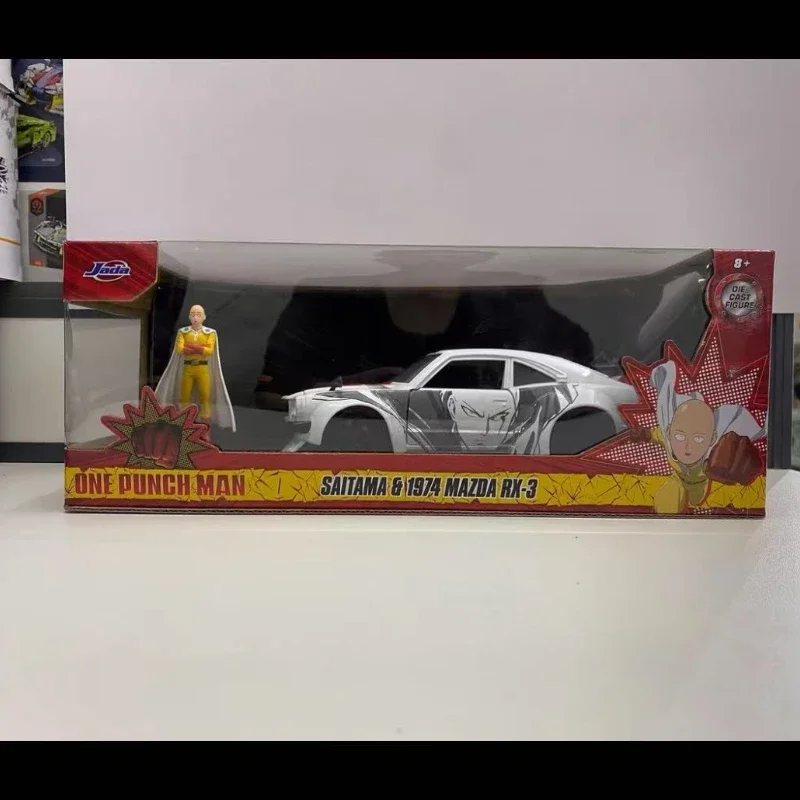 1974 Mazda RX-3 1:24 Scale Model with Figurine 1 1974 Mazda RX-3 1:24 Scale Model with Figurine