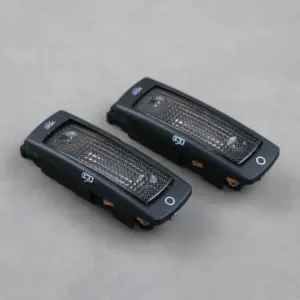 Set of 2 Black Rear Reading Dome Lights 9 S03c497cd93fb4e4aa28c725660988a202