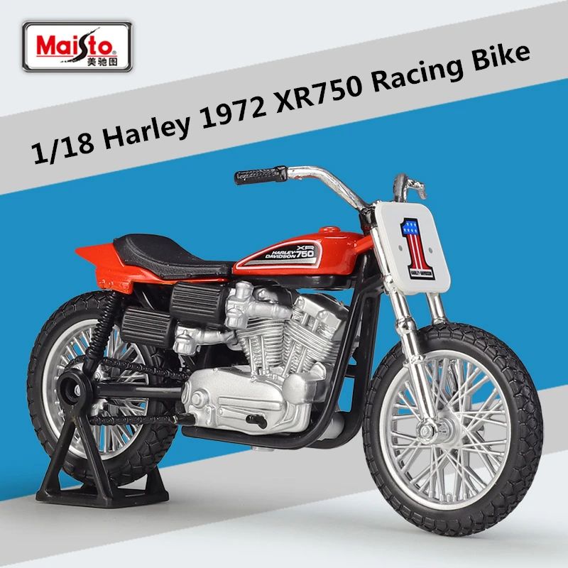 Harley Davidson XR750 1:18 Scale Model Motorcycle 2 Harley Davidson XR750 1:18 Scale Model Motorcycle - Image 2
