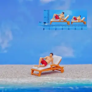 Resin Beach Diorama with Miniature Figures 40 S041ab73b18c446c1ad237353a2dd670af