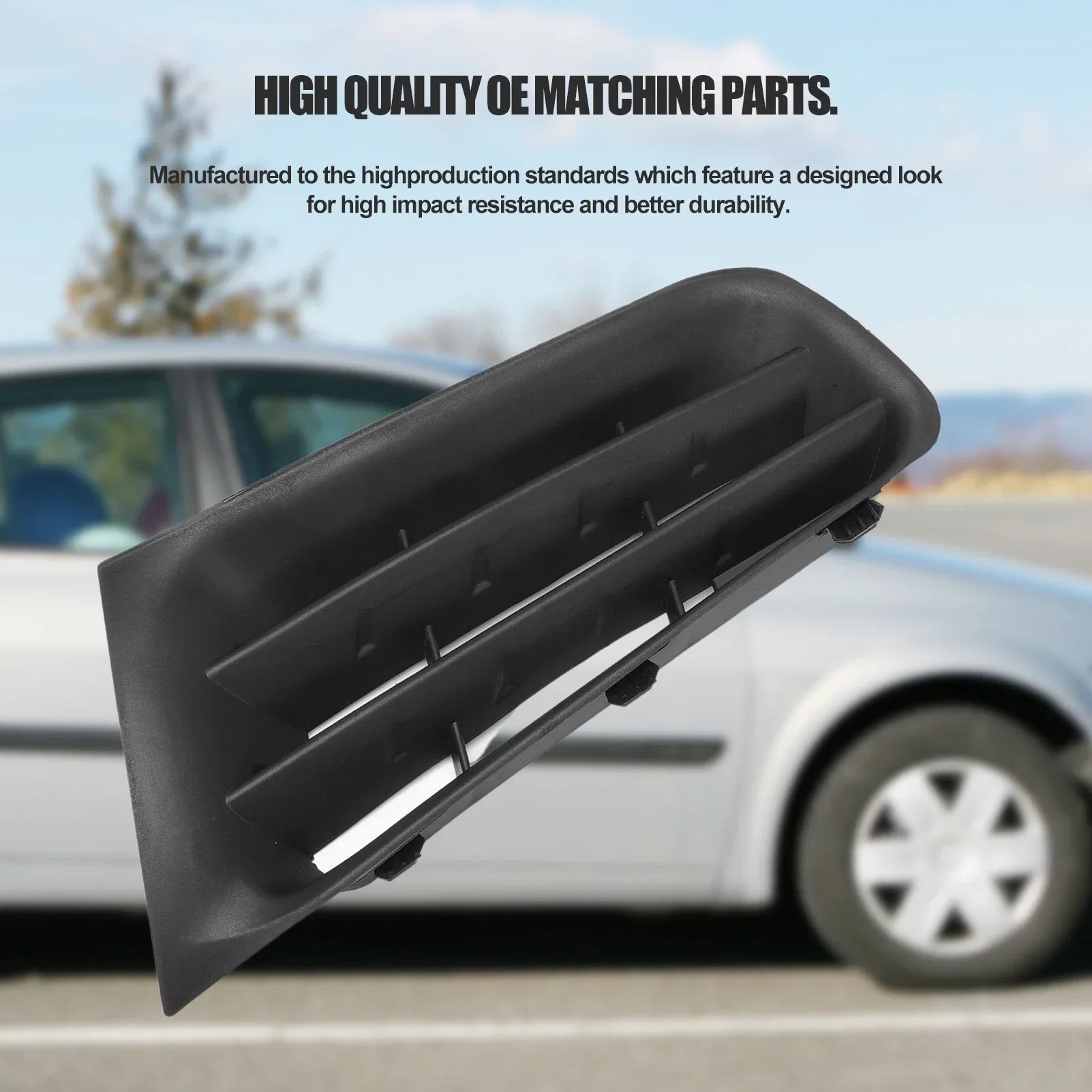 Renault Megane 2 Front Bumper Grill Set 6 Renault Megane 2 Front Bumper Grill Set - Image 6