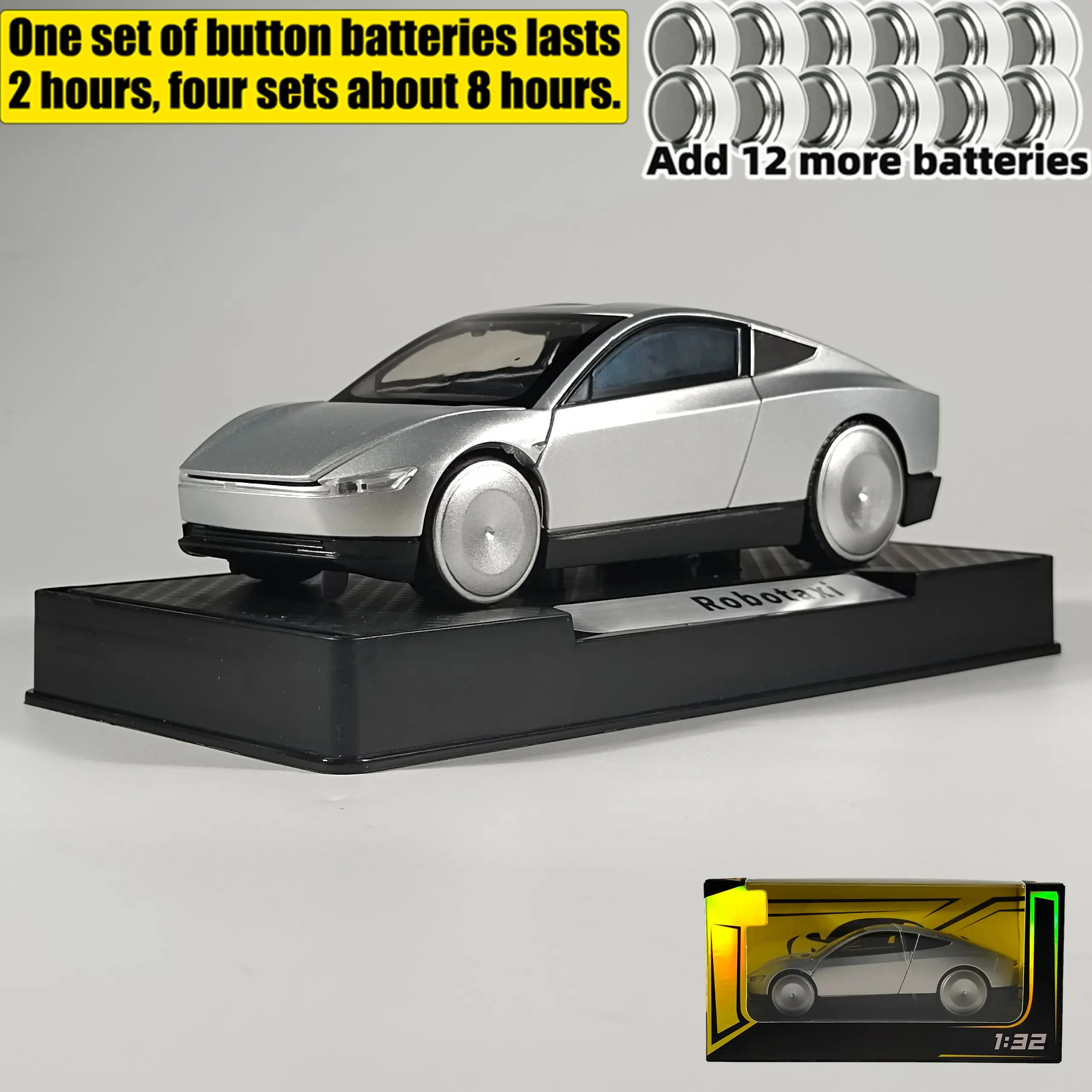 1:32 Scale Cybercab Robotaxi Diecast Model 8 1:32 Scale Cybercab Robotaxi Diecast Model - Image 8