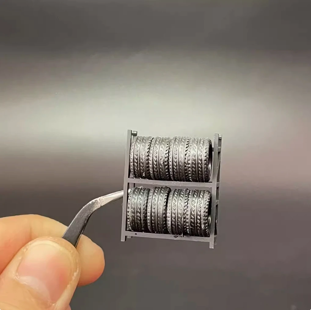 1/64 Scale Miniature Tire Rack Model 3 1/64 Scale Miniature Tire Rack Model - Image 3