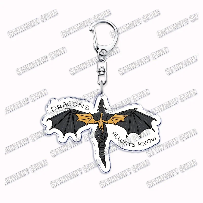 Black Dragon Keychain Pendant with Lobster Clasp 36 Black Dragon Keychain Pendant with Lobster Clasp - Image 36