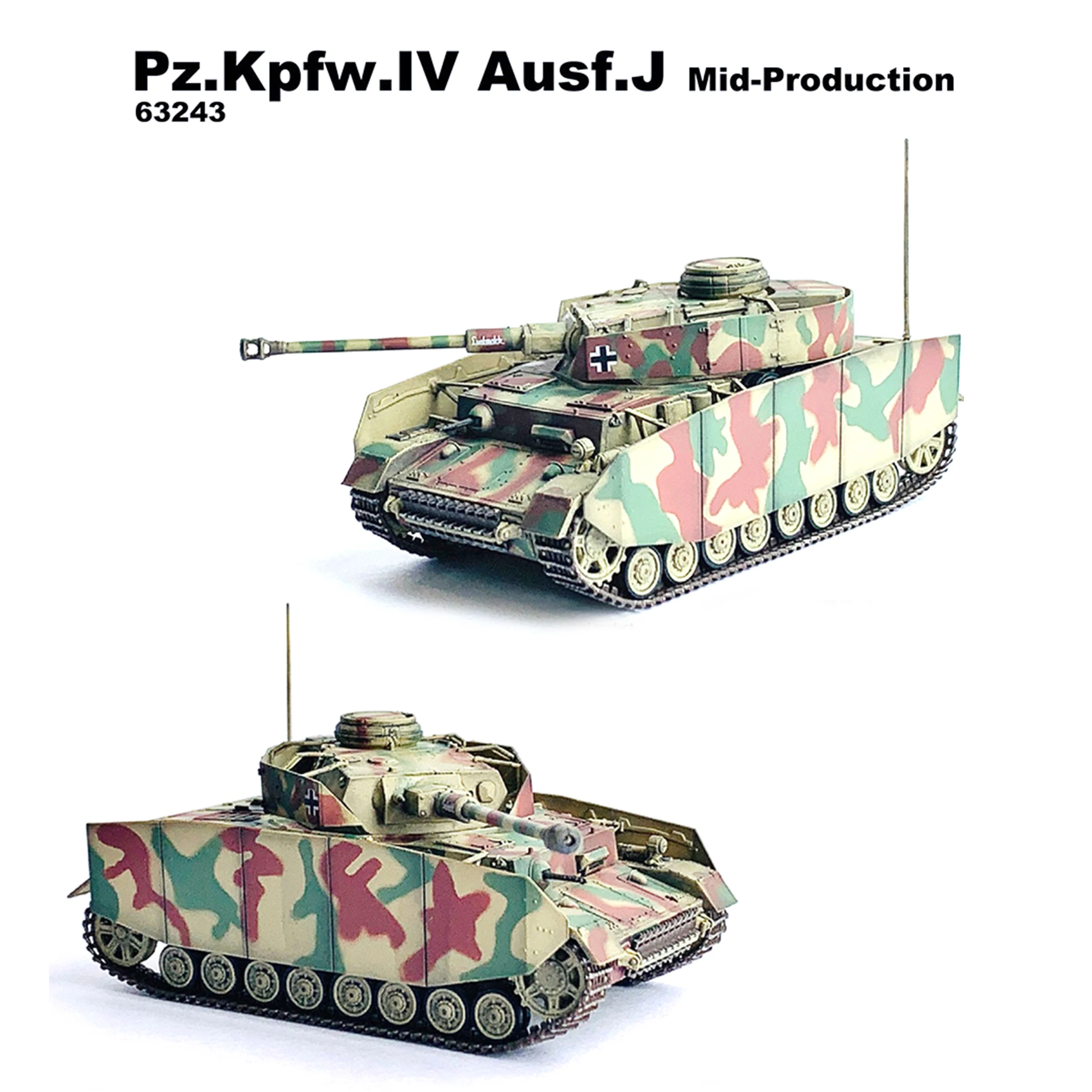 German Tank No. 4 J-Type 1:72 Scale Model 3 German Tank No. 4 J-Type 1:72 Scale Model - Image 3