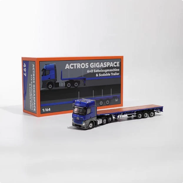 GCD ACTROS GIGASPACE 6x2 Diecast Model 1/64 5 GCD ACTROS GIGASPACE 6x2 Diecast Model 1/64 - Image 5