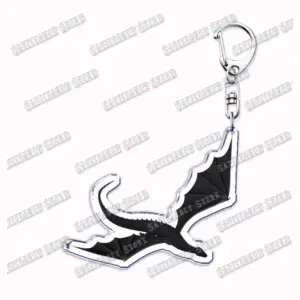 Black Dragon Keychain Pendant with Lobster Clasp 80 S06324e4931c7461e90f2c02d5ad826a1Y