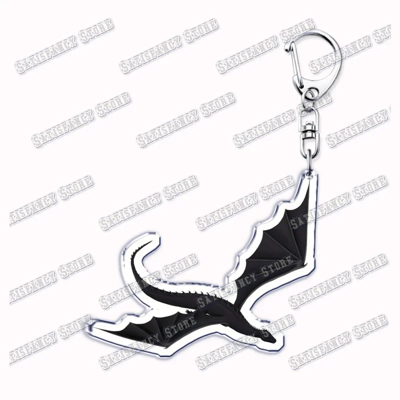 Black Dragon Keychain Pendant with Lobster Clasp 40 Black Dragon Keychain Pendant with Lobster Clasp - Image 40