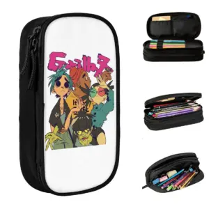 Gorillaz Rock-Themed Pencil Case