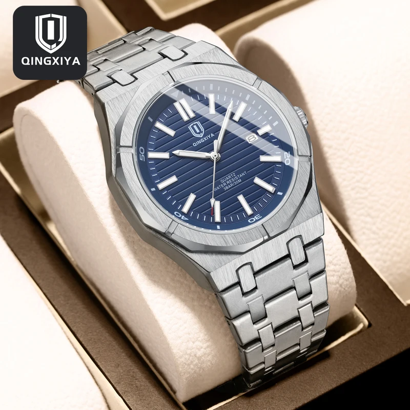 Men's Quartz Watch with Stainless Steel Band 7 Men's Quartz Watch with Stainless Steel Band - Image 7