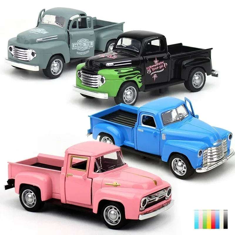 Chevrolet and Ford Pickup Diecast Model Set 2 Chevrolet and Ford Pickup Diecast Model Set - Image 2