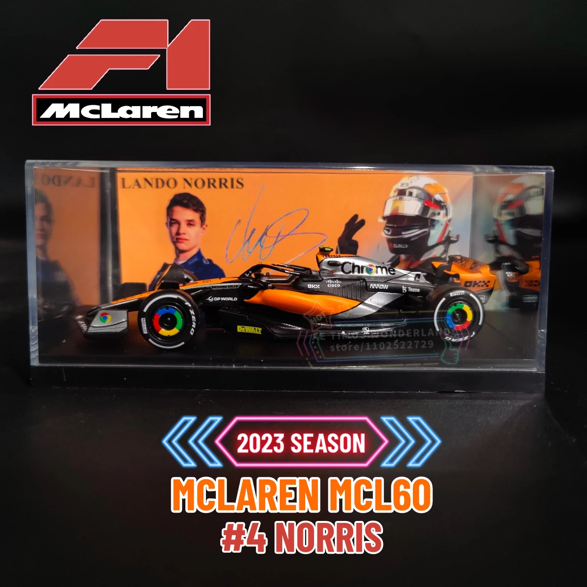 Bburago 1:43 McLaren MCL60 Diecast Model Car 9 Bburago 1:43 McLaren MCL60 Diecast Model Car - Image 9