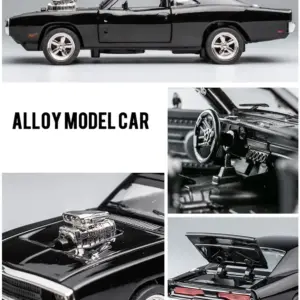 1970 Dodge Charger 1:32 Scale Diecast Model 15 S09e7c0ac67804cb4aa3c9150476151e3q