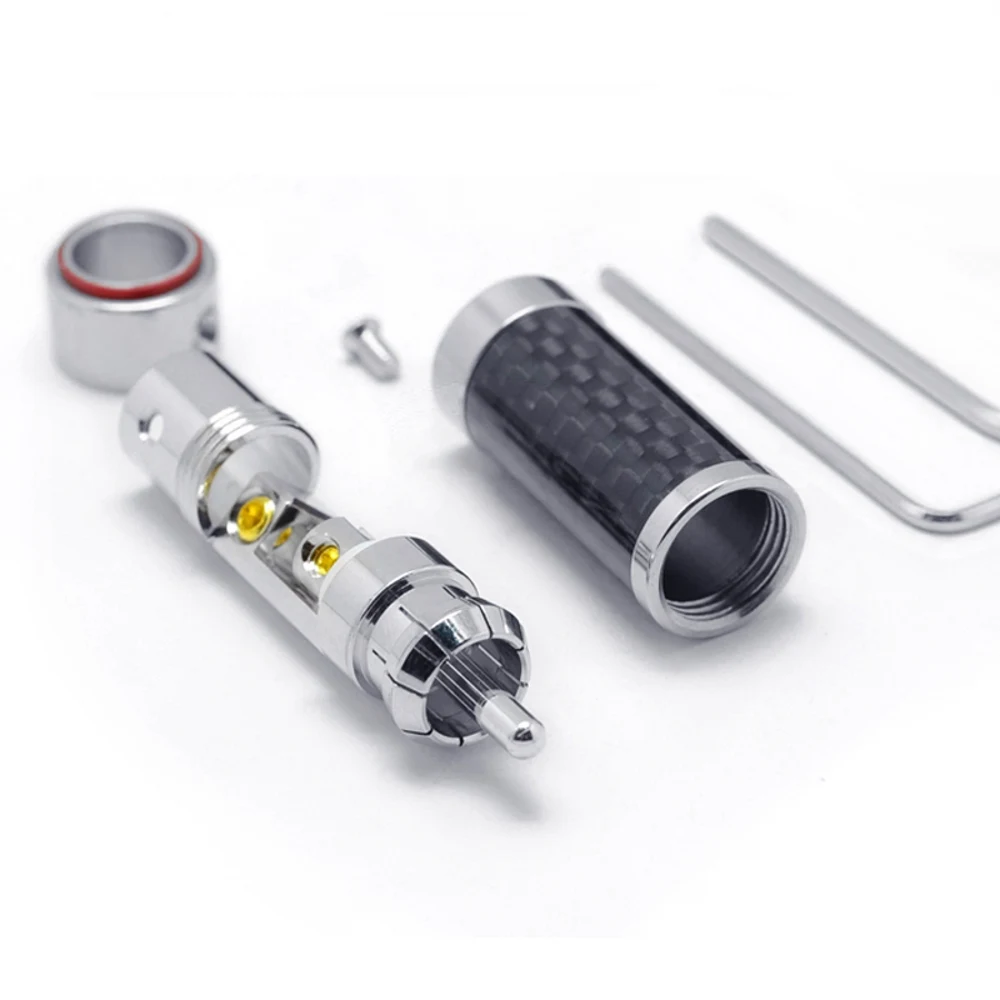 CF-102(R) High-End RCA Plugs 54mm Length 2 CF-102(R) High-End RCA Plugs 54mm Length - Image 2