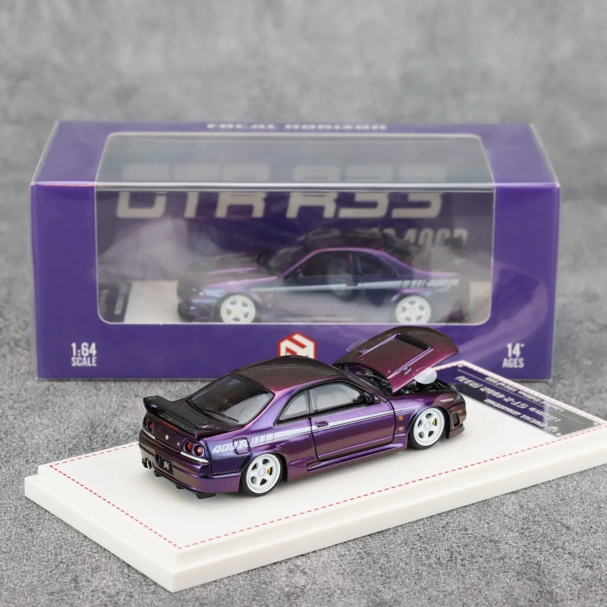 1:64 Scale Nissan GTR R33 Nismo 400R Model 2 1:64 Scale Nissan GTR R33 Nismo 400R Model - Image 2
