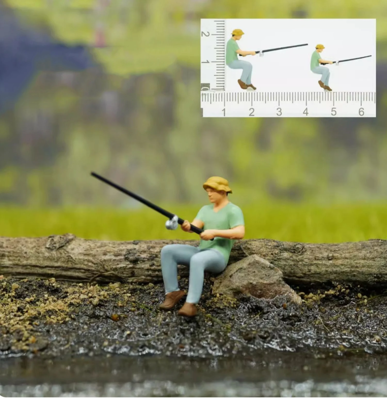 Handmade Fishing Miniature Model 2.6 cm Resin 17 Handmade Fishing Miniature Model 2.6 cm Resin - Image 17