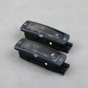 Set of 2 Black Rear Reading Dome Lights 10 S0b569b7d526f4cbab11e420639d0fc03E