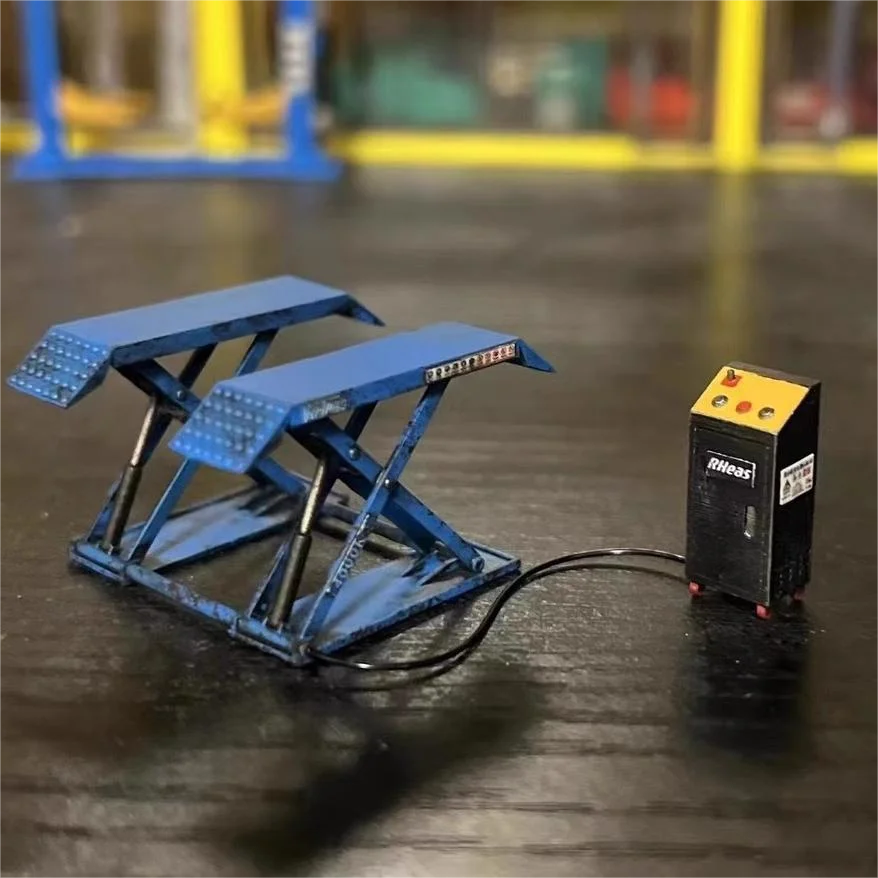 Diorama 1:64 Shear Lift Model Auto Garage 4 Diorama 1:64 Shear Lift Model Auto Garage - Image 4