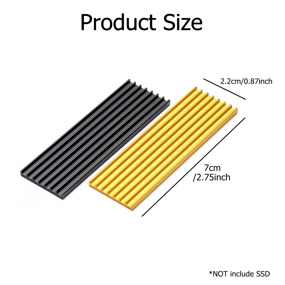 M.2 2280 SSD Heat Sink with Thermal Pads 6 M.2 2280 SSD Heat Sink with Thermal Pads - Image 6