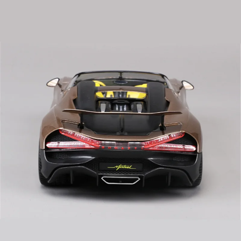 1:18 Scale Bugatti Mistal Diecast Model Yellow 6 1:18 Scale Bugatti Mistal Diecast Model Yellow - Image 6