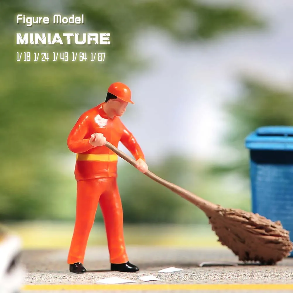 Vibrant Miniature Anime Street Cleaner Model 5 Vibrant Miniature Anime Street Cleaner Model - Image 5