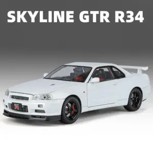 1/18 Nissan Skyline GTR R34 Scale Model Car 25 S0cc95ad632e3492eadbfdbe7afffcb9eq