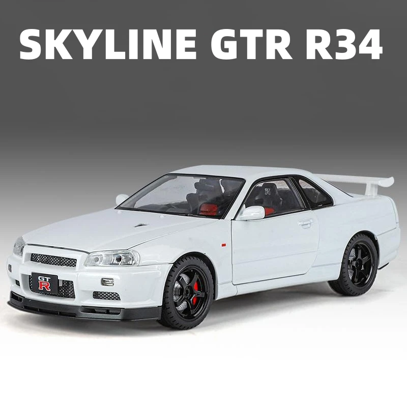 1/18 Nissan Skyline GTR R34 Scale Model Car 11 1/18 Nissan Skyline GTR R34 Scale Model Car - Image 11