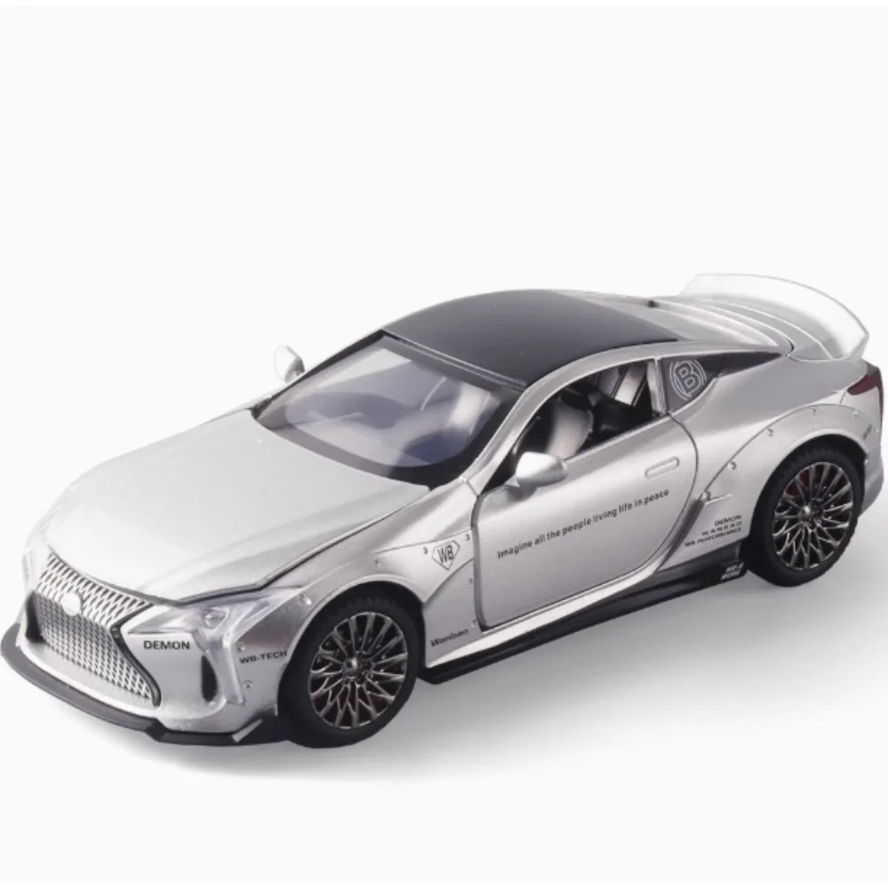 Lexus LC500 1:32 Scale Diecast Model Yellow 2 Lexus LC500 1:32 Scale Diecast Model Yellow - Image 2