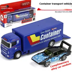 1:64 Diecast Truck and Trailer Model Set 54 S0d92f5c99059438b9d6a5f58a03d0723k