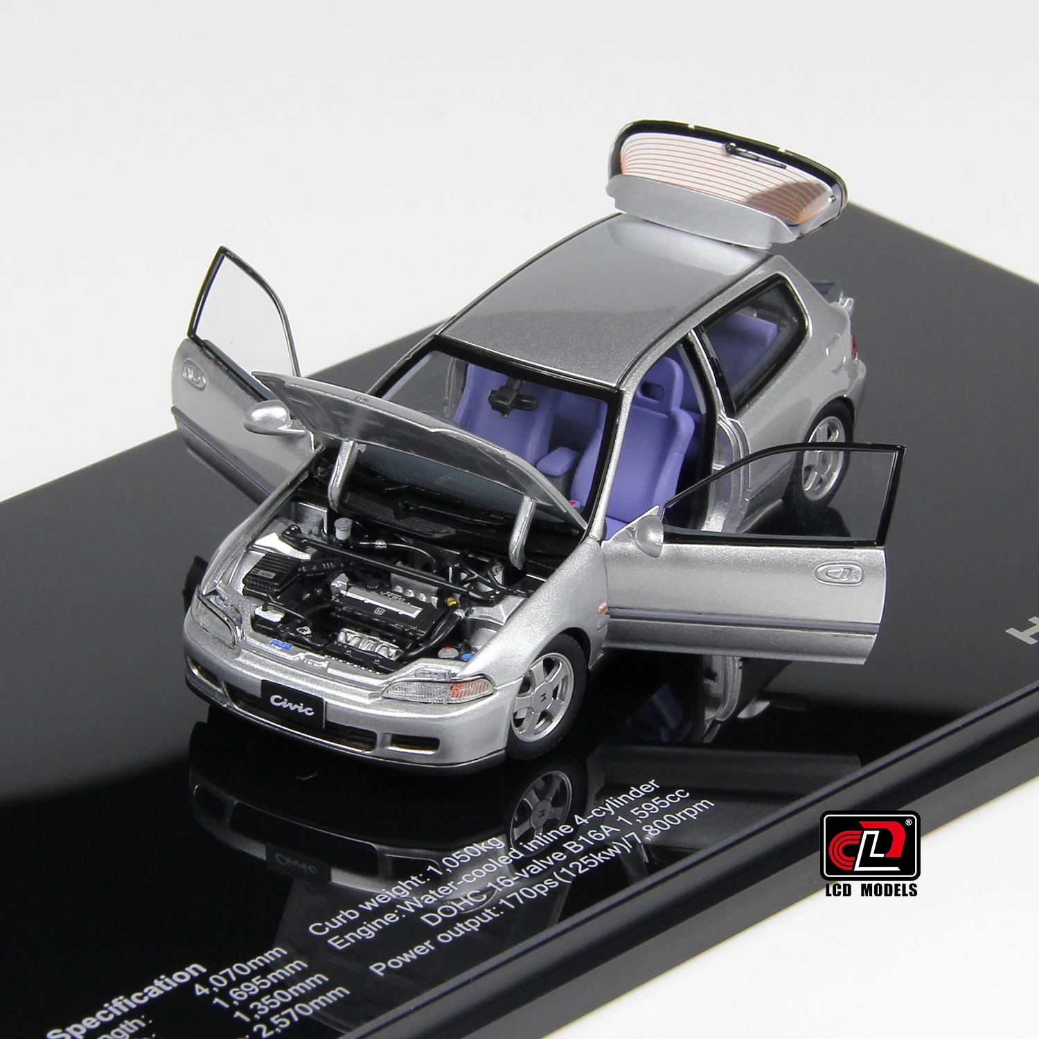 Diecast Honda Civic EG6 Model Car Collection 8 Diecast Honda Civic EG6 Model Car Collection - Image 8