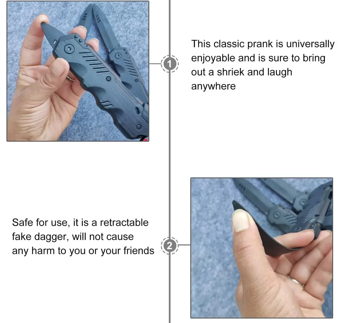 Black Retractable Trick with Ergonomic Handle 6 Black Retractable Trick with Ergonomic Handle - Image 6