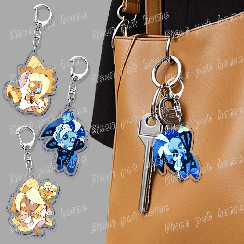 Cute Cartoon Cookie Keychain Set 4 Cute Cartoon Cookie Keychain Set - Image 4