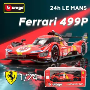 Ferrari 499P Diecast Model Car 1:24 Scale 18 S0f277d86df394508bc3058a6396fc01dR