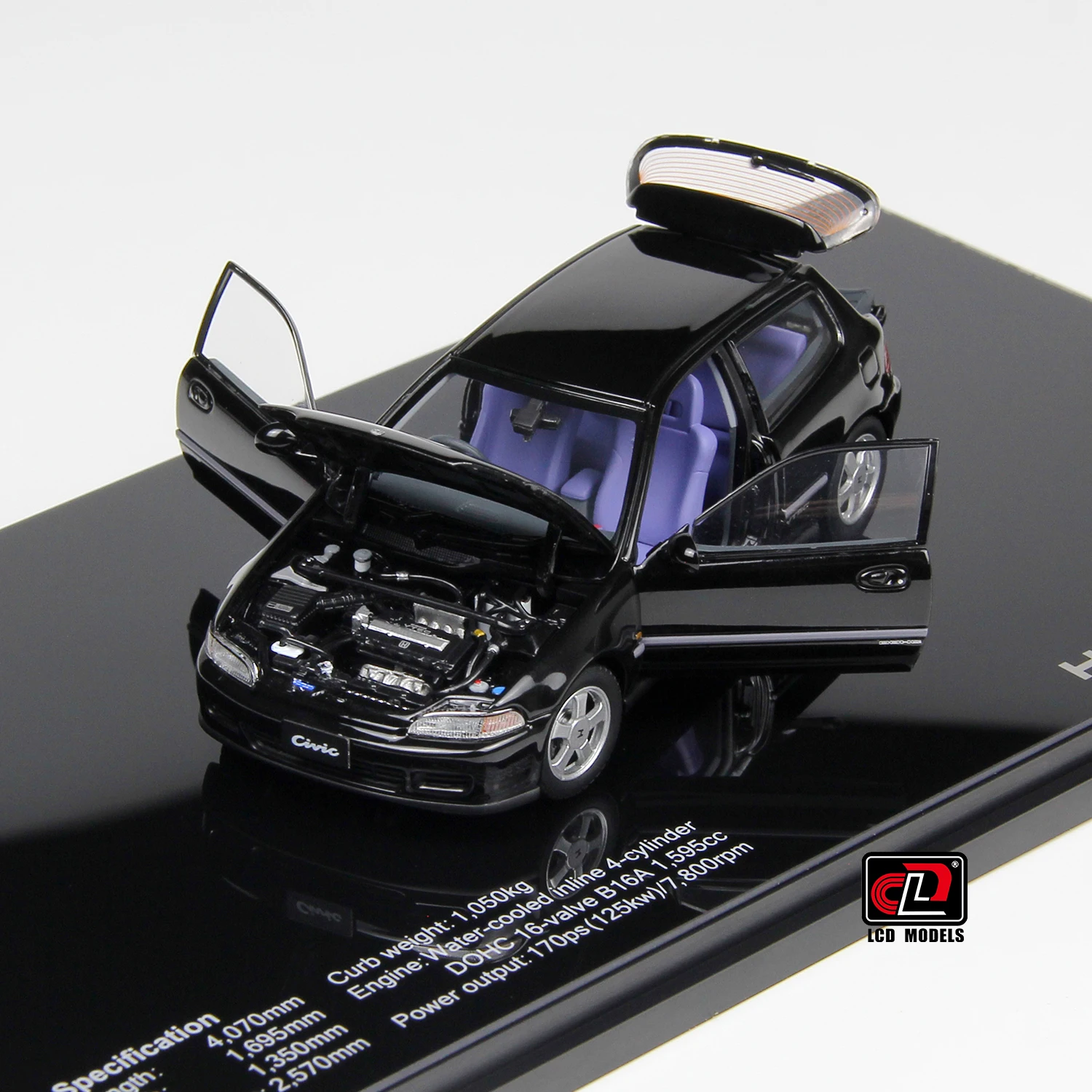 Diecast Honda Civic EG6 Model Car Collection 13 Diecast Honda Civic EG6 Model Car Collection - Image 13