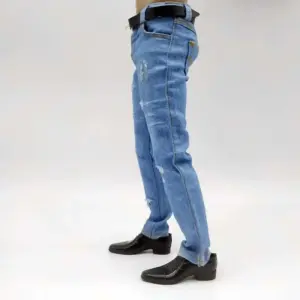 1/6 Scale Light Blue Ripped Jeans for Action Figures 14 S0fb8548e006a4e4a8a42e5571f9ed681V