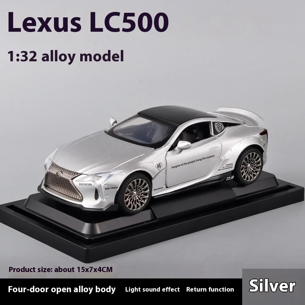 Lexus LC500 1:32 Scale Diecast Model Yellow 7 Lexus LC500 1:32 Scale Diecast Model Yellow - Image 7