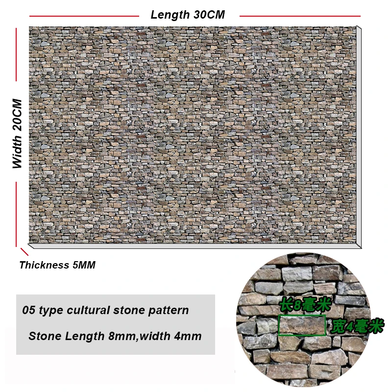 PVC Building Wall Panel for Diorama Projects 5 PVC Building Wall Panel for Diorama Projects - Image 5