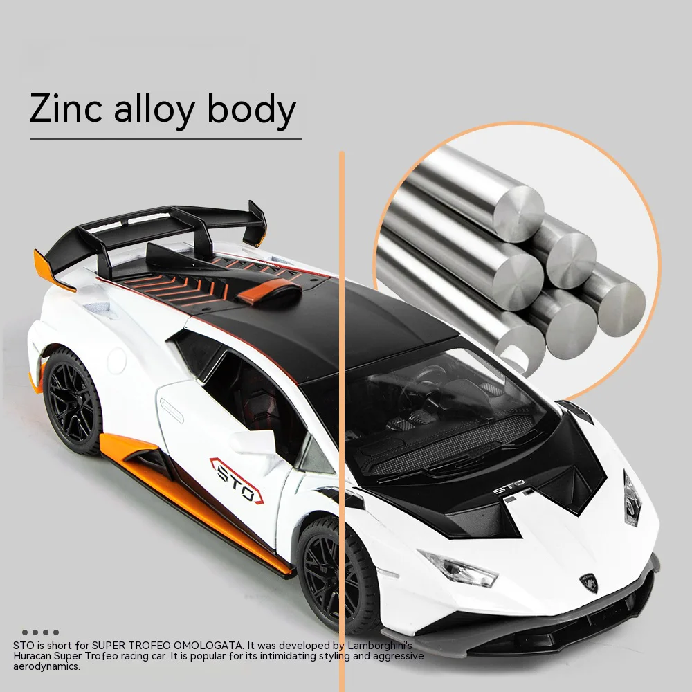 Lamborghini Huracan STO 1:24 Scale Model Car 3 Lamborghini Huracan STO 1:24 Scale Model Car - Image 3