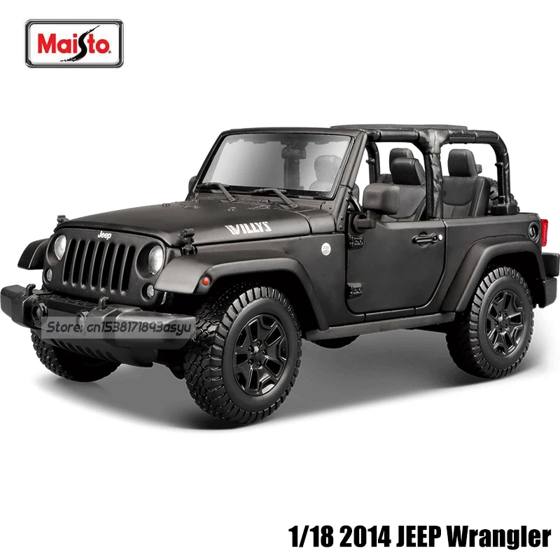 Maisto 1:18 2014 JEEP Wrangler Diecast Model 8 Maisto 1:18 2014 JEEP Wrangler Diecast Model - Image 8