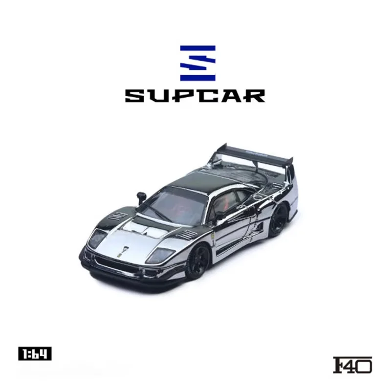 F40 Diecast Model Car 1:64 Scale Silver Finish 5 F40 Diecast Model Car 1:64 Scale Silver Finish - Image 5